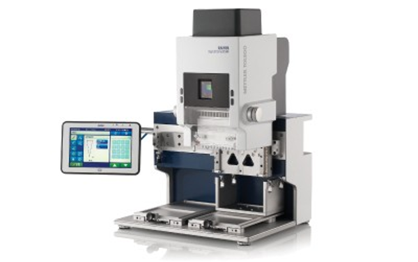 The BenchSmart™ 96 offers the precision of automation paired with the speed and flexibility of manual positioning. The BenchSmart 96's three quick-change pipetting heads enable 96- and 384-well pipetting from 0.5 μL to 1 mL. The touchscreen display offers precision control over aspiration, dispensing, tip loading and ejection. This instrument can fit on a researcher’s lab bench.