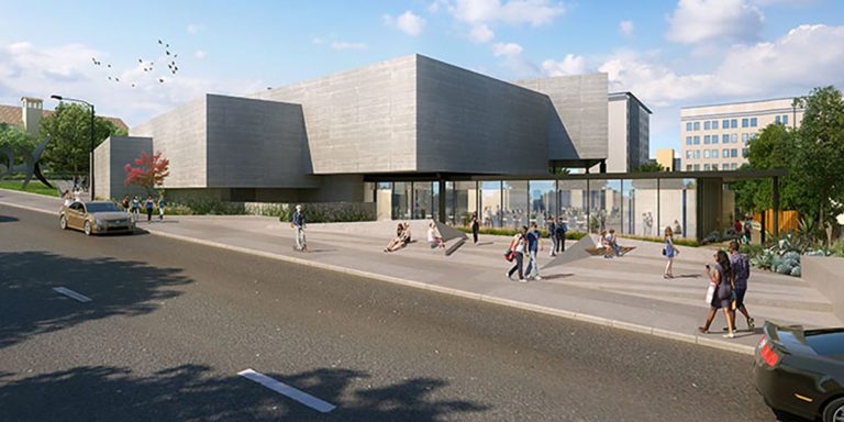 Outdoor rendering of BBH. Construction will be completed in January 2022. (Rendering by MBH Architects/Robert Becker)