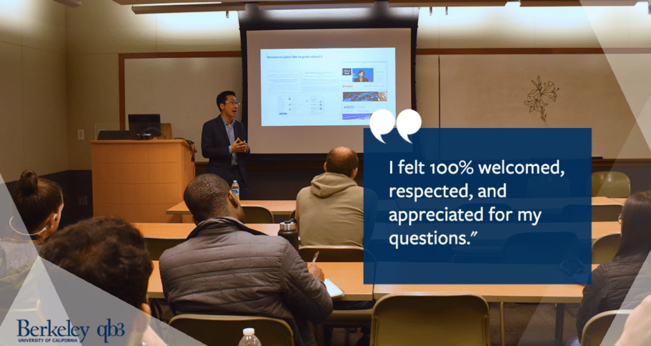 Image from Andy's PIR career discussion with a quote from Andy's evaluation: "I felt 100% welcomed, respected, and appreciated for my questions."