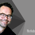 A headshot of Arne Bakker on a gray background with the QB3-Berkeley logo.